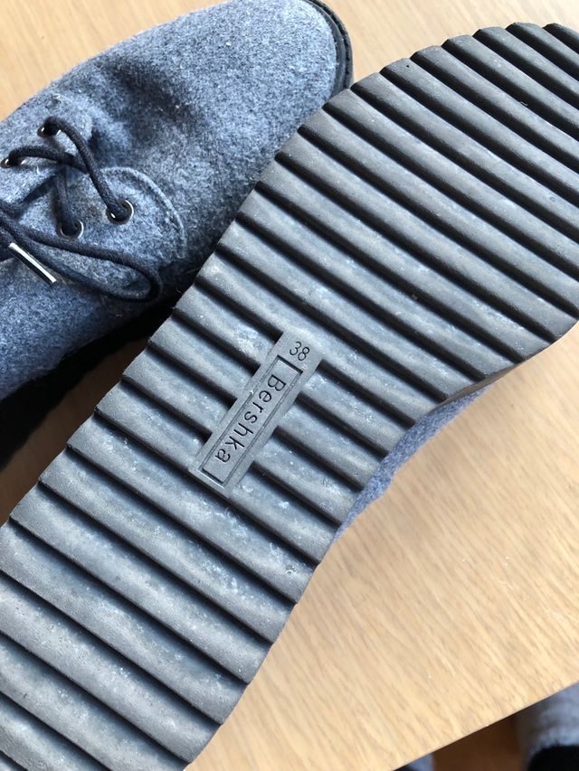 Zapatos Plataforma con cordones