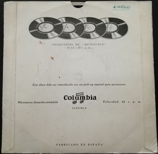 5 Discos vinilo años 50 USA (7”) ver ***