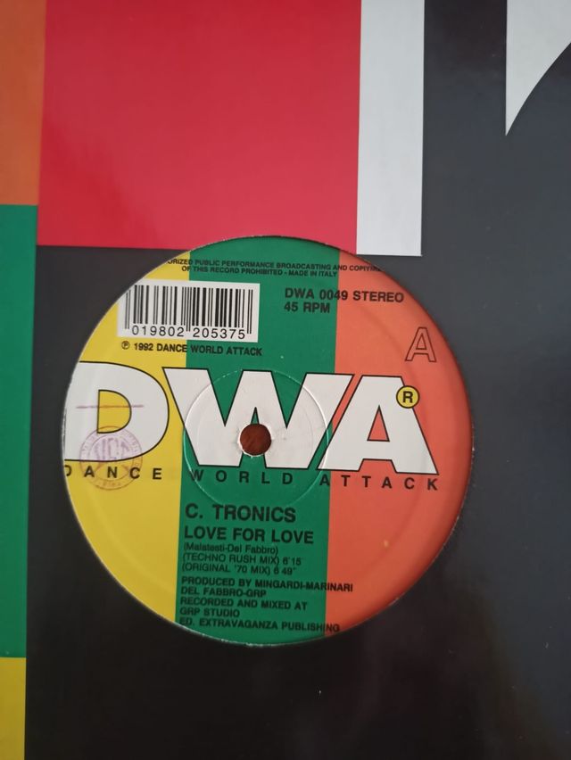 Maxi de vinilo Love for love de C.Tronics