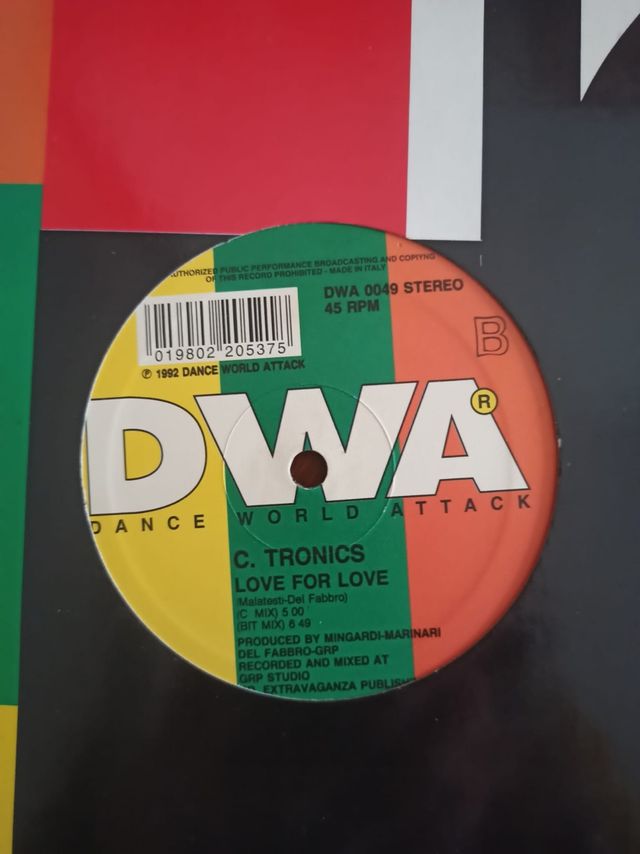 Maxi de vinilo Love for love de C.Tronics