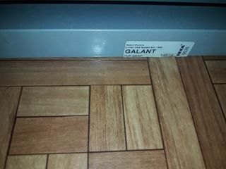 estructura de escritorio ikea galant y mesa