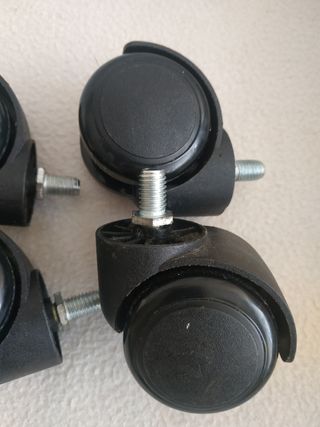 LOTE RUEDAS SILLA OFICINA