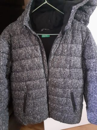 Cazadora plumas t/10 unisex Benetton