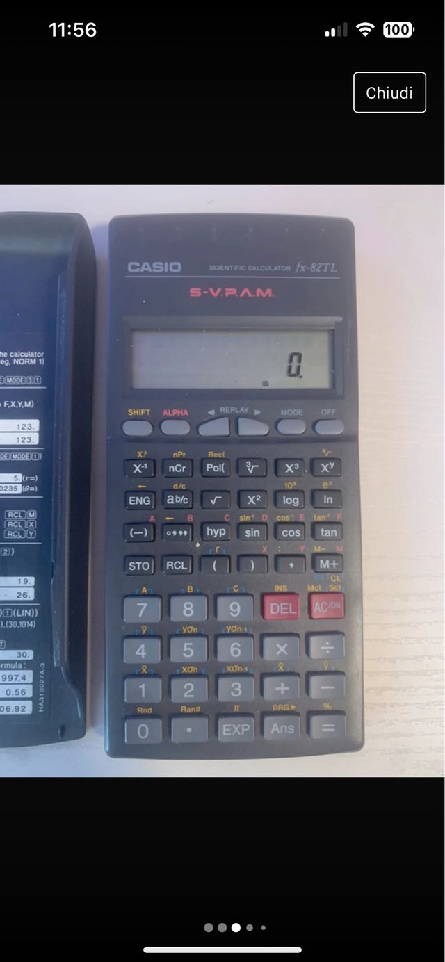 Calcolatrice scientifica Casio