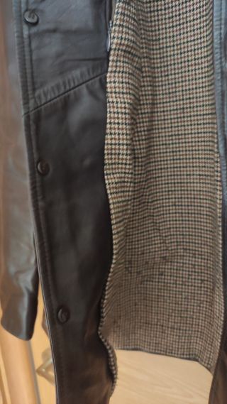 Chaqueta piel hombre 100% cuero - leather - cuir -