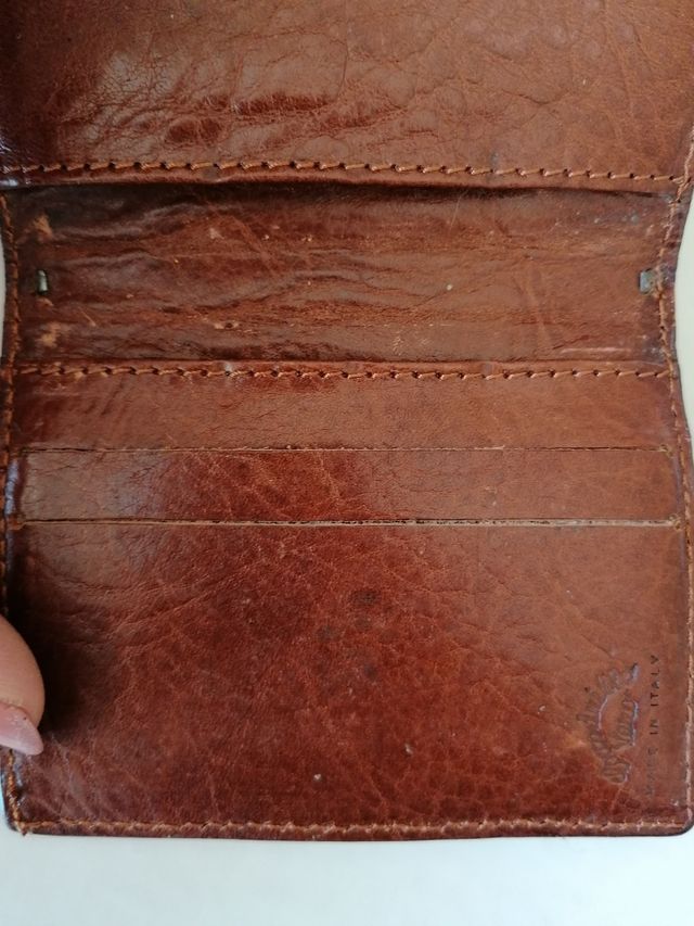 portacarte di credito in pelle