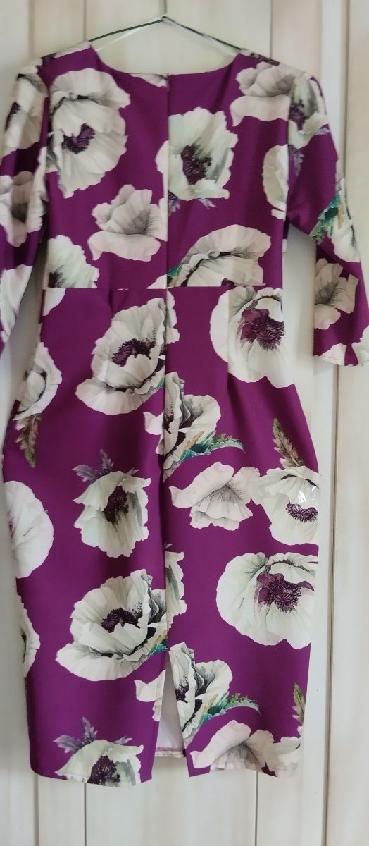 Vestido midi estampado 