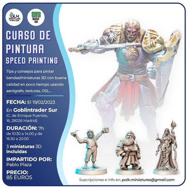 Curso de pintura en Madrid domingo 19 febrero