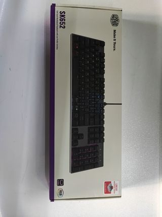 teclado mecánico gaming cooler master sk652