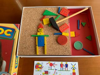 Antiguo juego de niños madera 1988