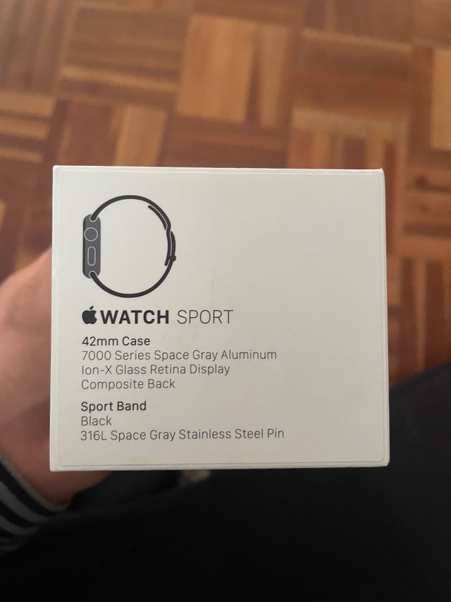 Caja + estuche de reloj Apple Watch 1 generación