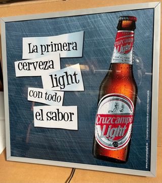 Cartel Luminoso Cruzcampo