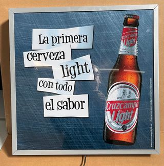 Cartel Luminoso Cruzcampo