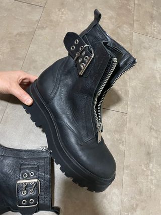 Vendo botines negras de bershka 37