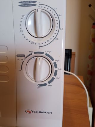 Horno microondas.