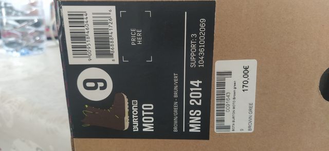 botas snowboard Burton moto 42