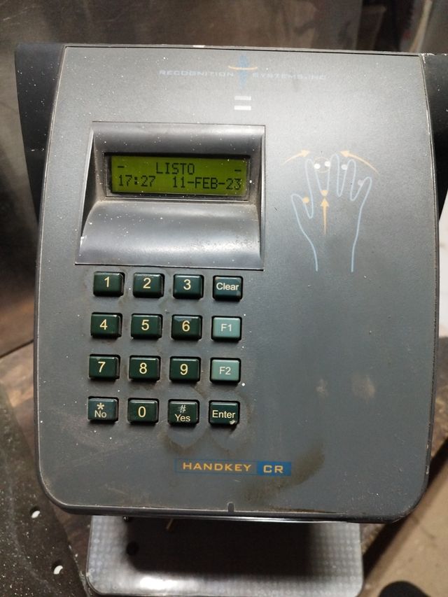 Lector de huellas para fichar