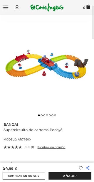 Circuito poco yo BANDAI