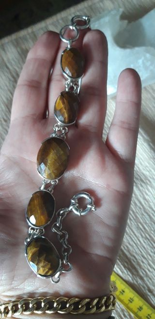 OJO DE TIGRE PLATA 925