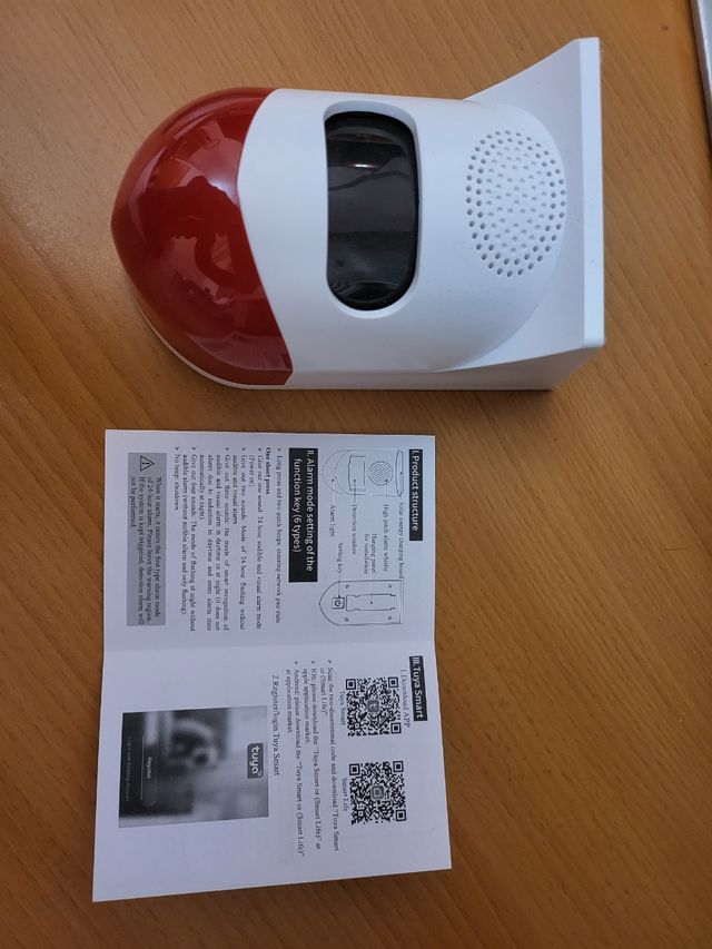 Alarma solar con conexión wifi