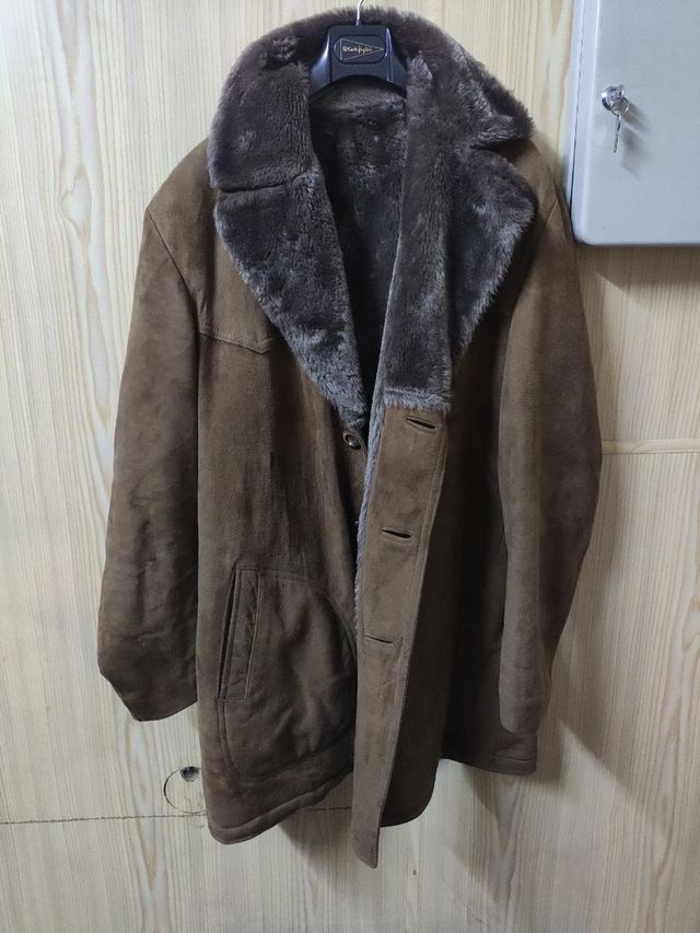 abrigo de ante forrado