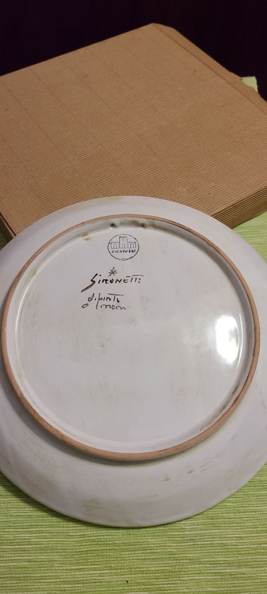 Piatto da muro "SIMONETTI "ceramiche