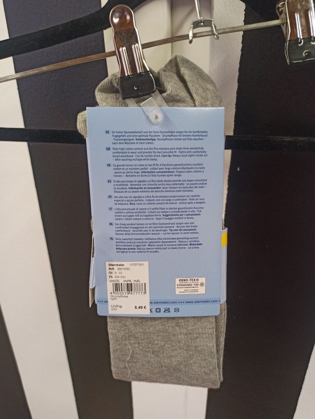 Leotardos de algodón bebes 2-3 años