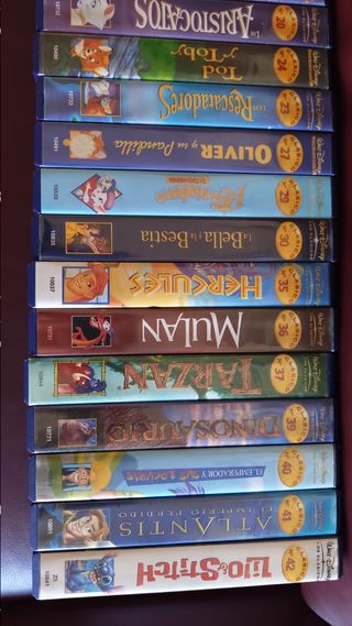 Cintas video vhs Clasicos Disney