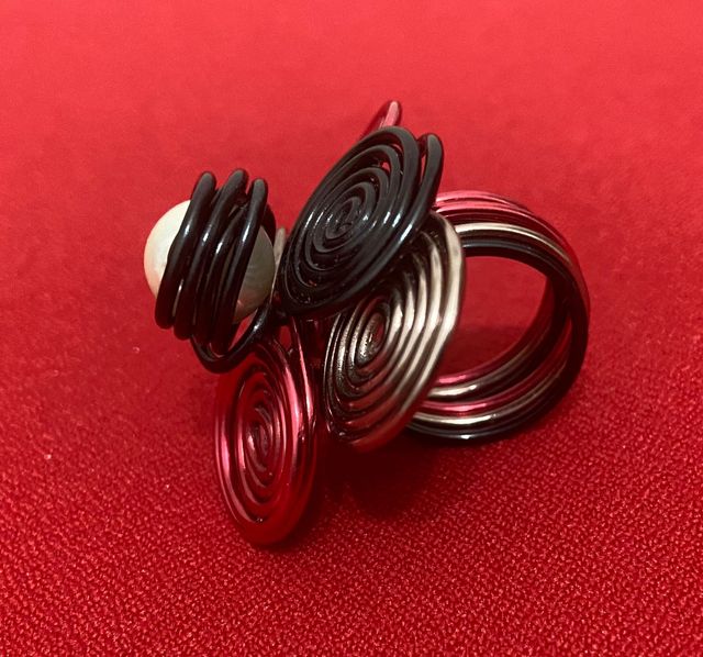 Anillo de alambre de aluminio