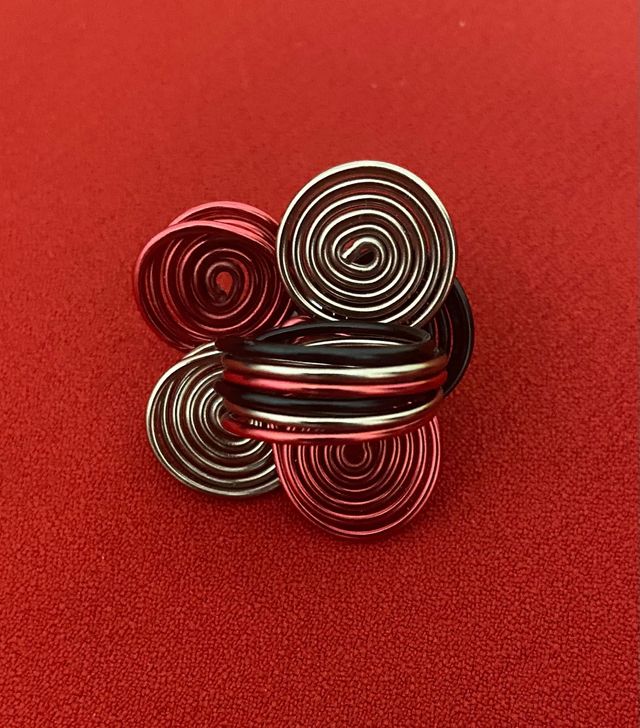 Anillo de alambre de aluminio