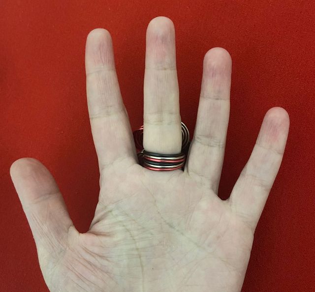 Anillo de alambre de aluminio