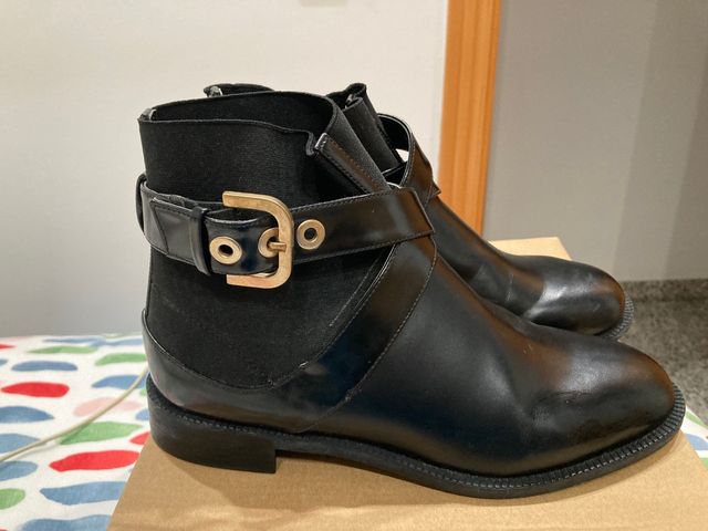 Botines piel zara t36
