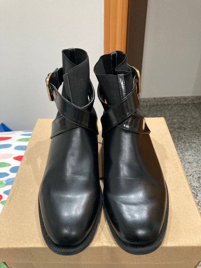 Botines piel zara t36