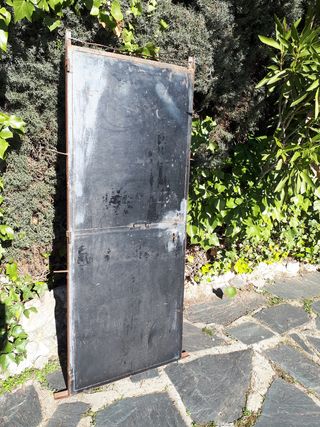 puerta hierro