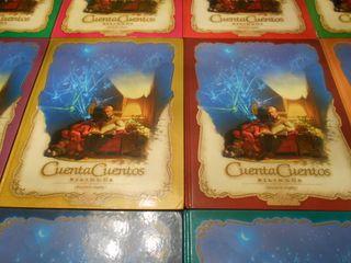 12 libros con 36 cuentos bilingües español-inglés)