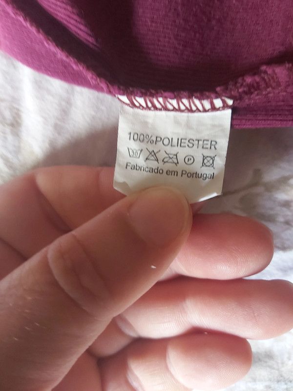 Camisola mangas compridas, bordeaux, tamanho L