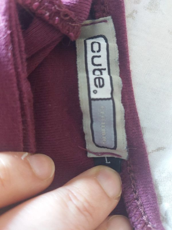 Camisola mangas compridas, bordeaux, tamanho L