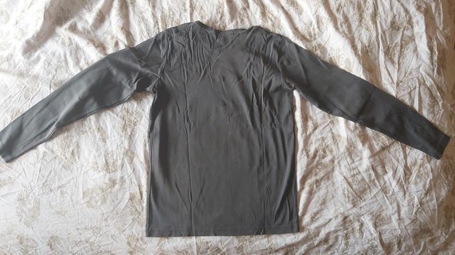 Camisola mangas compridas, cinzento, tamanho L