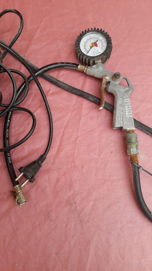 Pistola de aire a presion portatil con motor