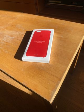 Funda ORIGINAL iPhone 6 s Plus DE CUERO con caja
