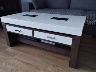 Mesa de centro elevable