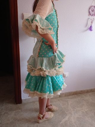 TRAJE DE FLAMENCA TALLA 10/12