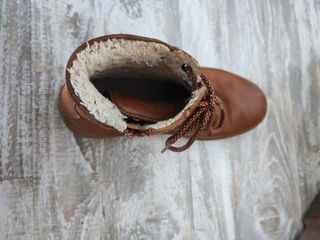 Bota piel forrada en borreguito