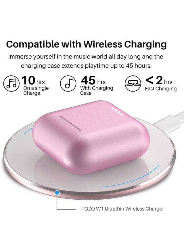 ❤️auriculares Bluetooth T6 Rosa