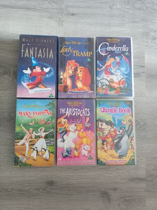Lote películas Disney VHS