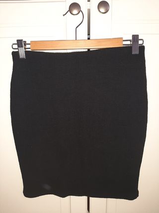 minifalda elástica Zara