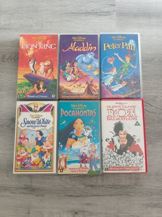 Lote Películas Disney + VHS
