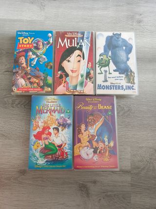 Lote Películas Disney + VHS