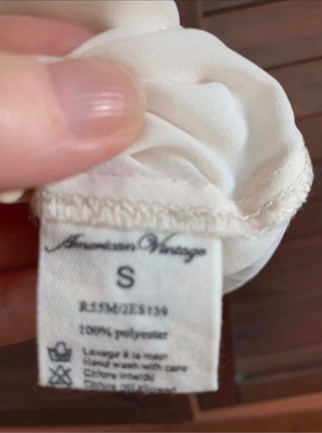 Blusa American Vintage avorio