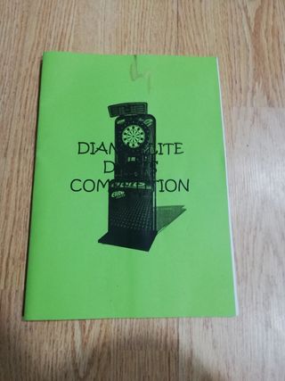 manual original de maquina recreativa diana Elite 